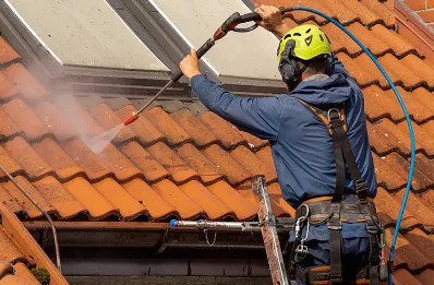 Démoussage et hydrofuge de toiture à Jarrier